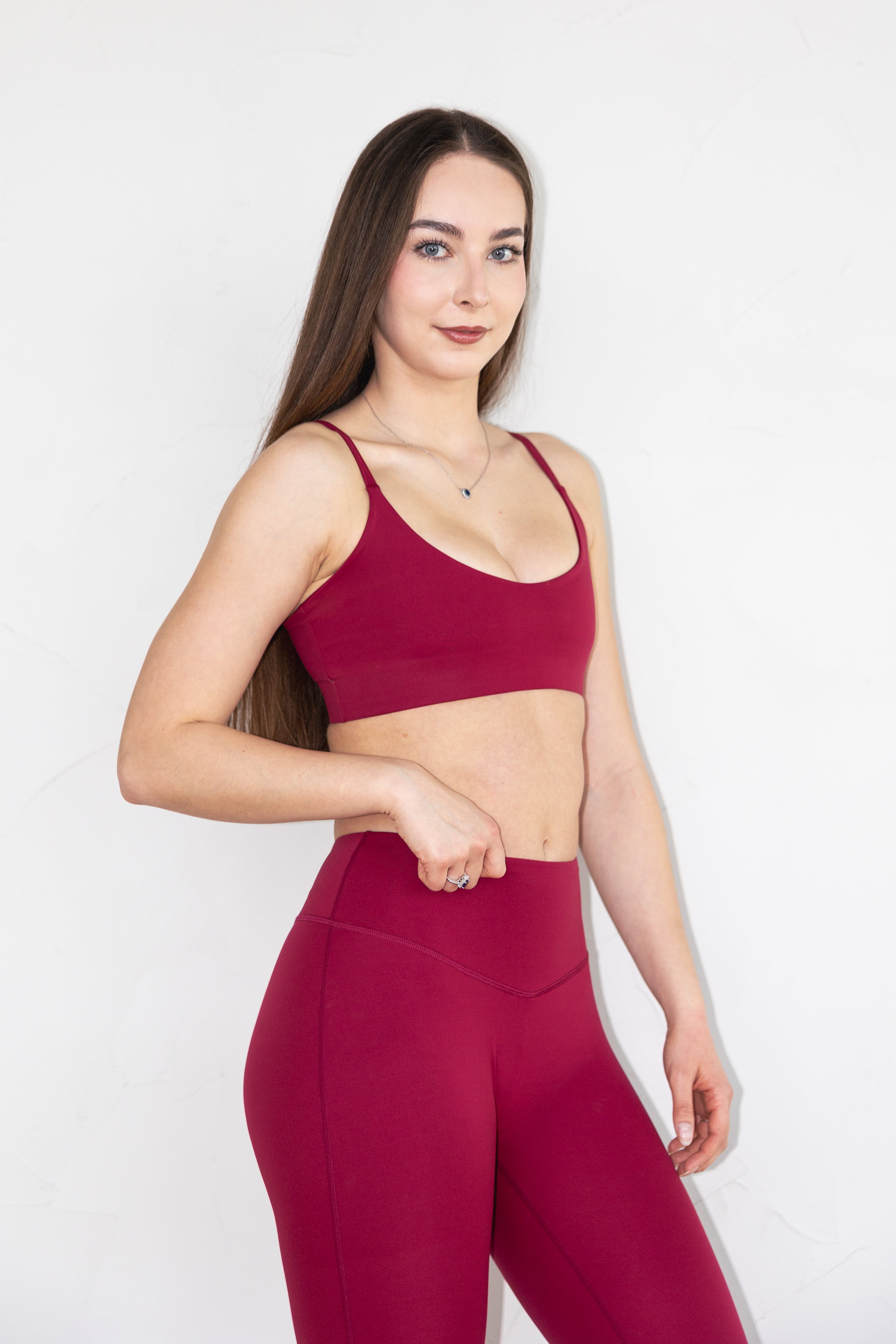 LEGGINSY Z WYSOKIM STANEM ICON RESET, LUMEA™️ – RED | Limitowana ilość we współpracy z Reset Pilates Studio Kraków