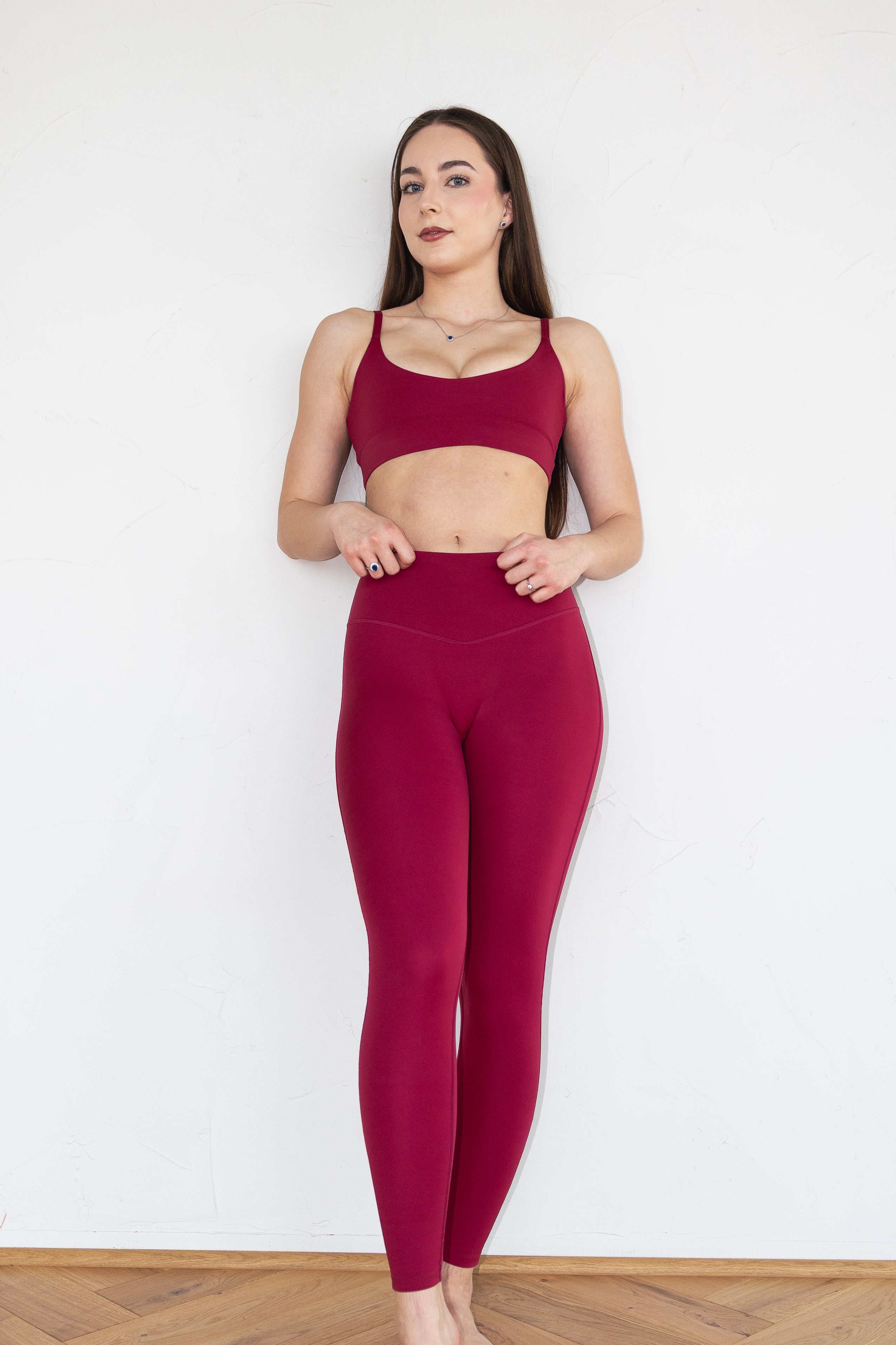 LEGGINSY Z WYSOKIM STANEM ICON RESET, LUMEA™️ – RED | Limitowana ilość we współpracy z Reset Pilates Studio Kraków