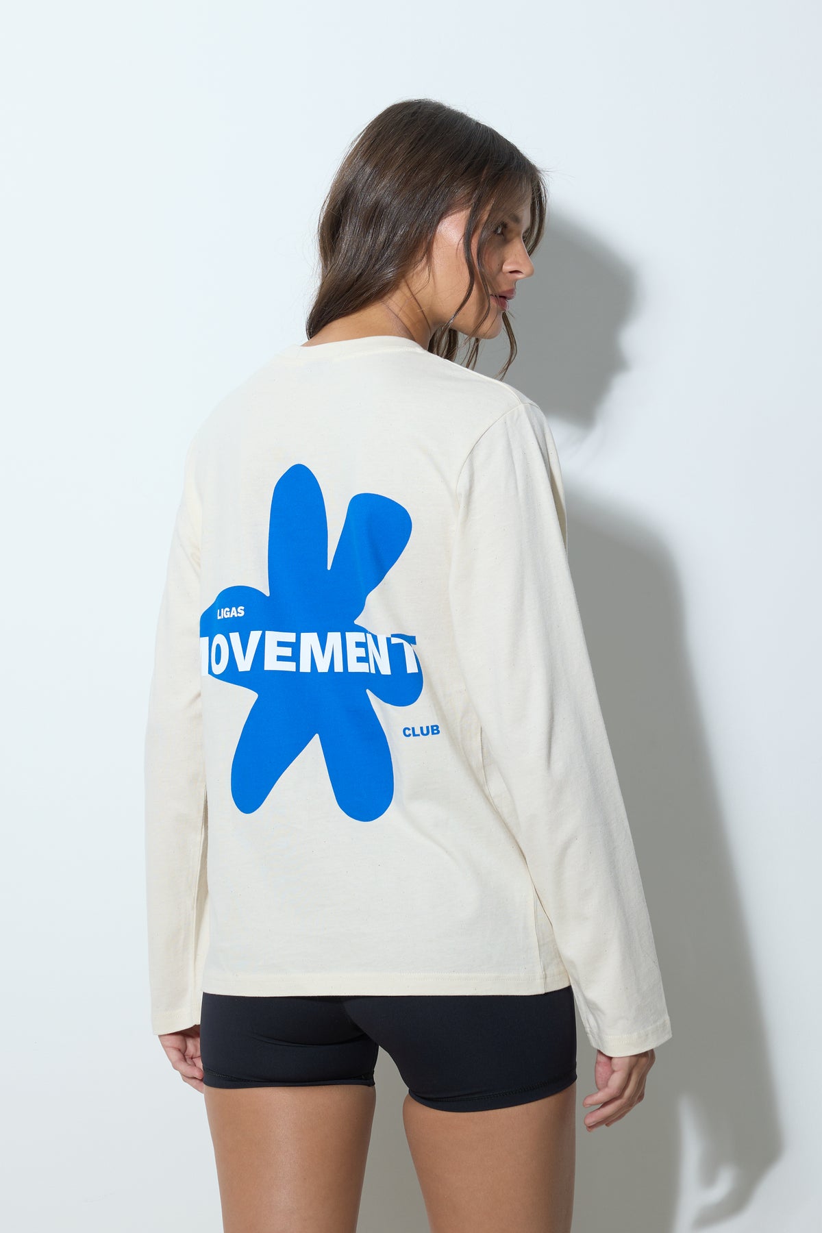 LIGAS THE MOVEMENT CLUB – T-shirt oversize z długim rękawem – zdjęcie 4
