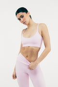 ANGIE LUMEA™️ V-NECK SPORTS BRA – PINK