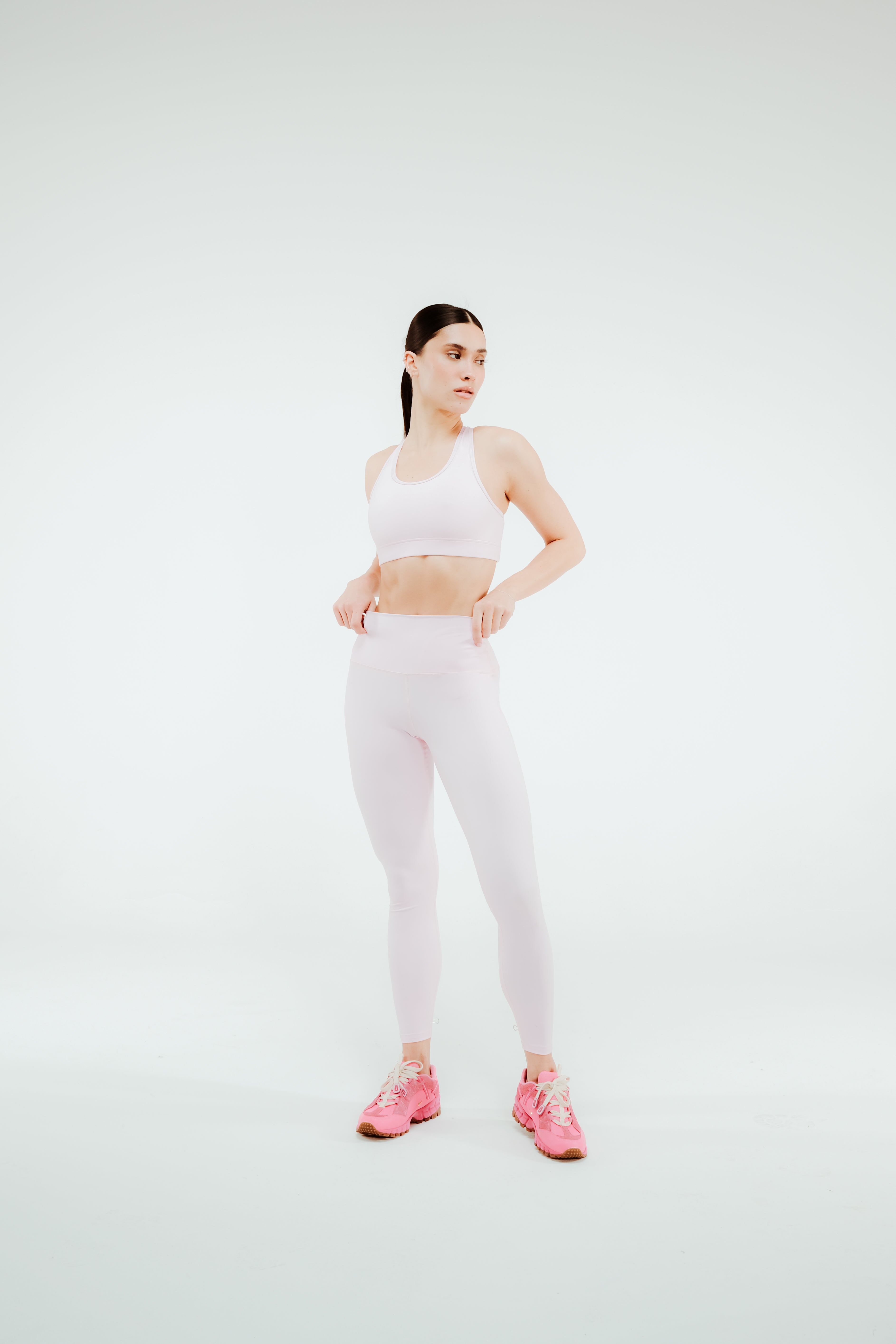 LEGGINSY Z WYSOKIM STANEM ICON, LUMEA™️ – RÓŻOWE