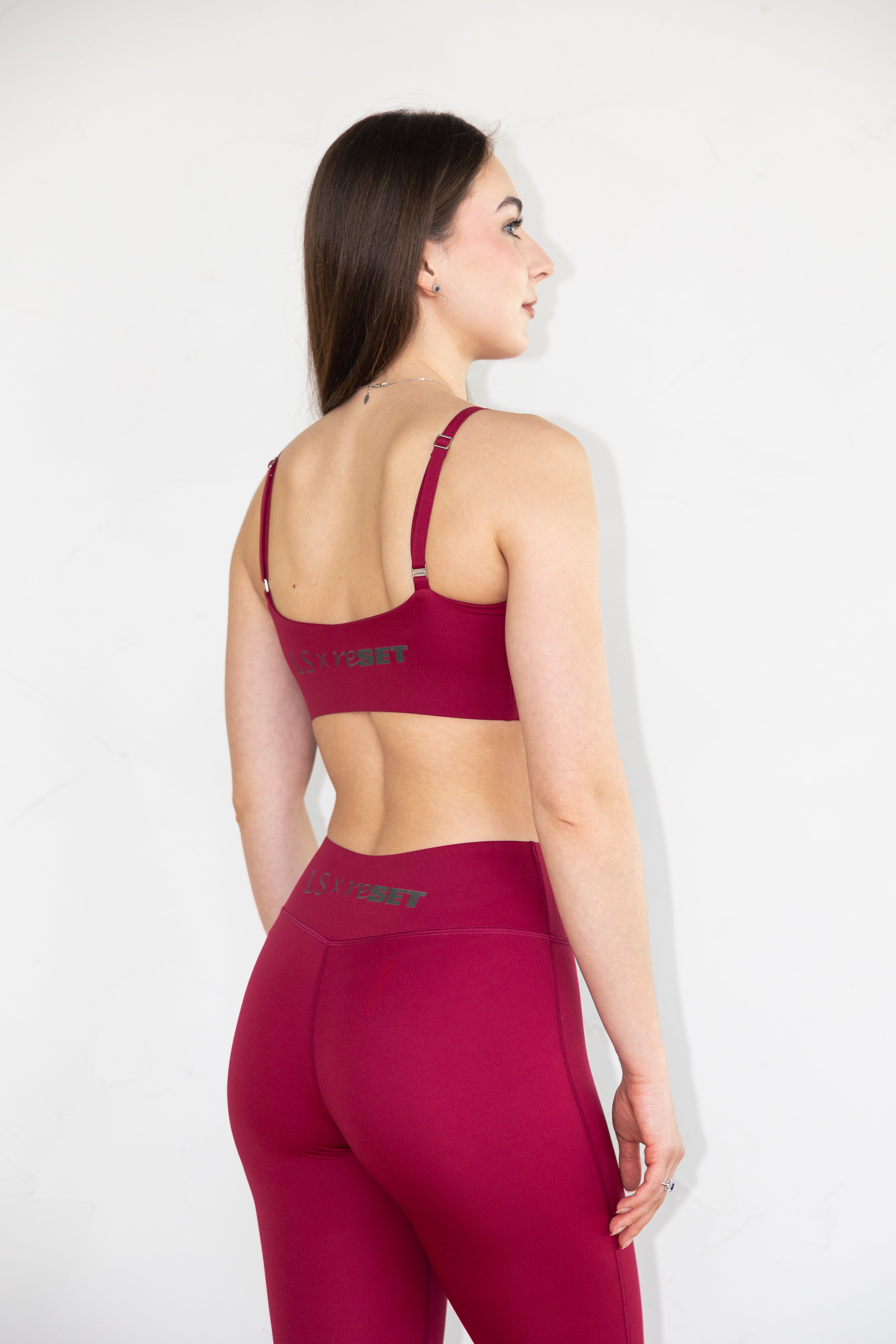 LEGGINSY Z WYSOKIM STANEM ICON RESET, LUMEA™️ – RED | Limitowana ilość we współpracy z Reset Pilates Studio Kraków