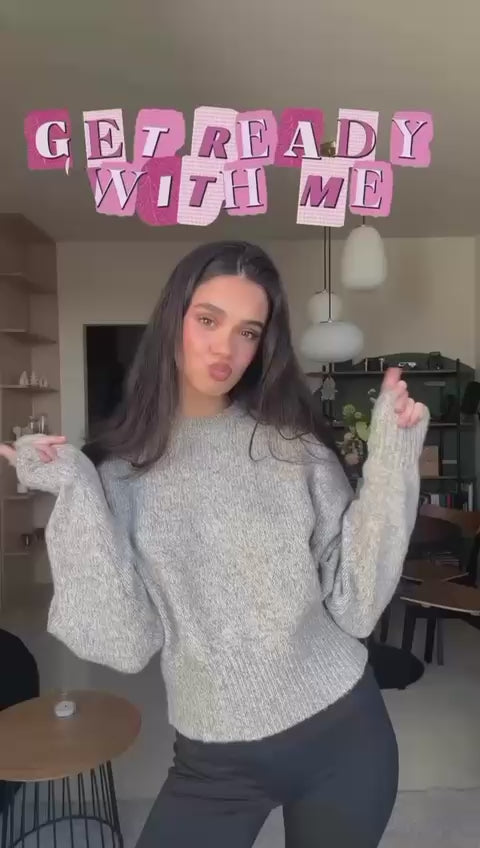 BIUSTONOSZ SPORTOWY Z DEKOLTEM V ANGIE, LUMEA™️– BEŻOWY